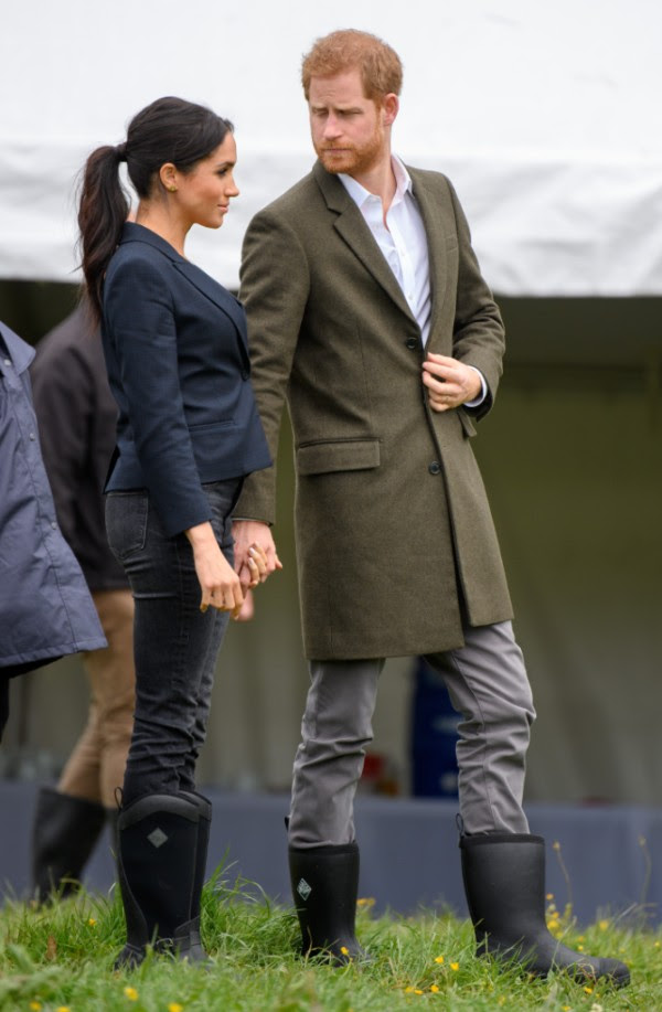 Spotted: The Duke and Duchess of Sussex in Mucks