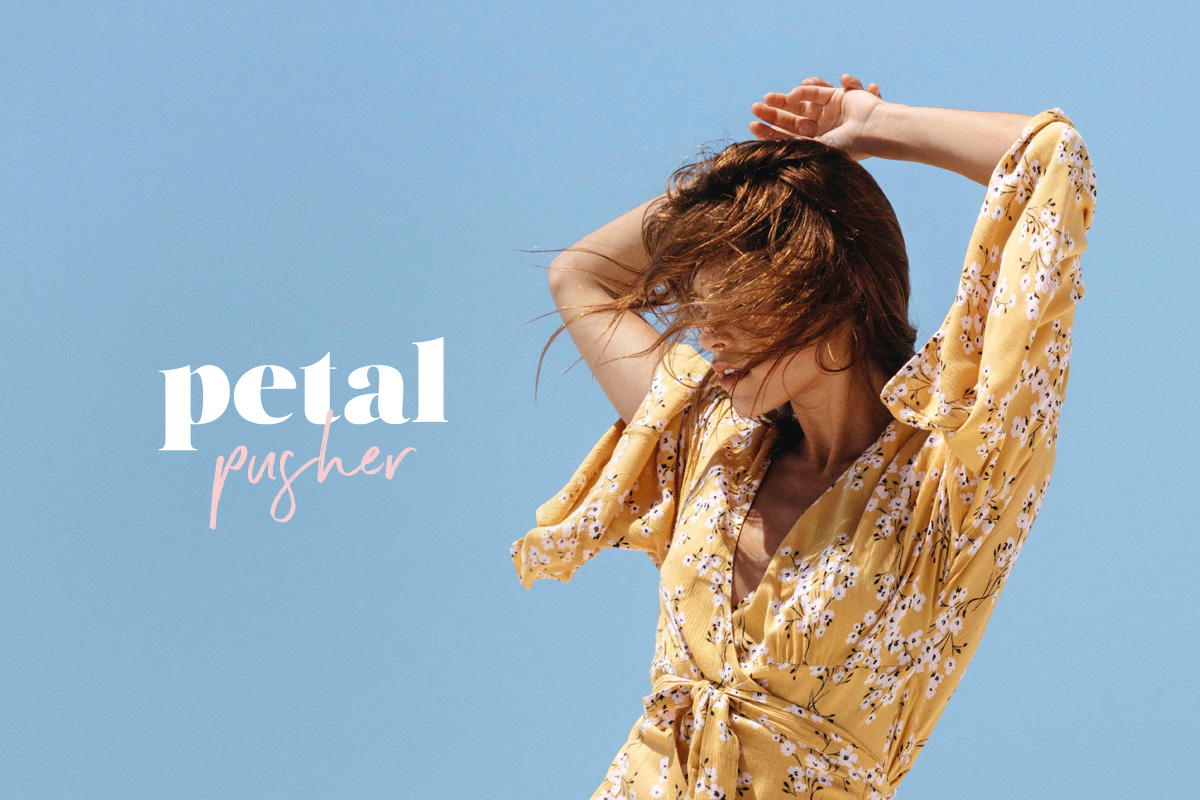 FALL IN LOVE WITH FLORALS! THE PETAL PUSHER LOOKBOOK COLLECTION